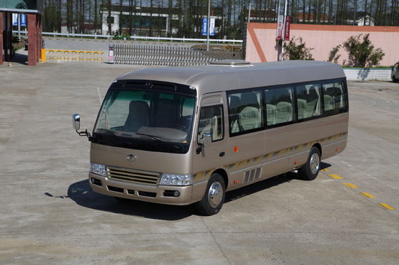 Trung Quốc 7.7M Chiều dài Toyota Coaster Van Xe buýt chở khách mini với bể chứa nhiên liệu 70l nhà cung cấp