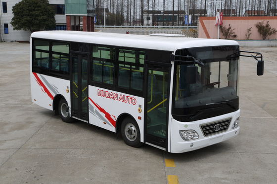 Trung Quốc Loại G Loại xe bus nội thành 7.7 mét Động cơ diesel hạng nhẹ Low Floor Minibus YC4D140-45 nhà cung cấp