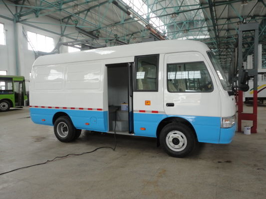 Trung Quốc JX493ZLQ Transport Coaster Manual Safest Mini Van Semi - Integral Body nhà cung cấp