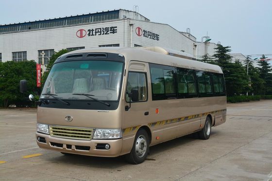Trung Quốc Rear Cummins Engine Transport Minivan Passenger Mini Bus 3.856L Displacement nhà cung cấp