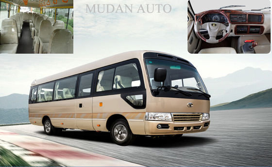 Trung Quốc ISUZE Engine Luxury 19 chỗ ngồi Minibus / Mitsubishi Rosa Minibus JE493ZLQ3A nhà cung cấp
