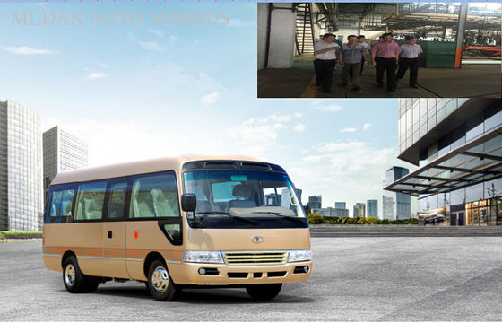 Trung Quốc Động cơ Cummins 30 chỗ Minibus Ashok Leyland Falcon Xe buýt Bus 90 Km / H nhà cung cấp