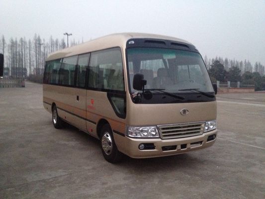 Trung Quốc Cummins Engine Coaster Minibus Hành khách du lịch cao cấp Xe buýt Xe máy Mức tiêu thụ nhiên liệu thấp nhà cung cấp