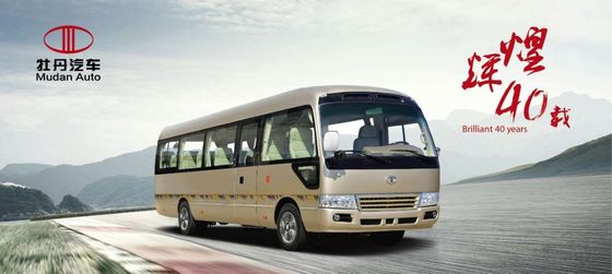 Trung Quốc Xe chở hàng độc đáo Minibus 31 chỗ ngồi Xe chở khách thương mại Với hộp số tay mannual nhà cung cấp