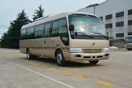 Trung Quốc 7M Toyota Coaster Mini Bus Front Cummins Engine Euro 3 Semi - Integral Body nhà cung cấp