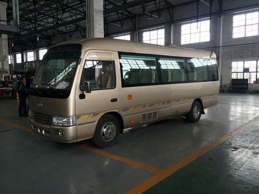 Trung Quốc Mitsubishi Rosa Leaf Spring Coaster Diesel Mini Bus JAC Chassis With Electric Horn nhà cung cấp