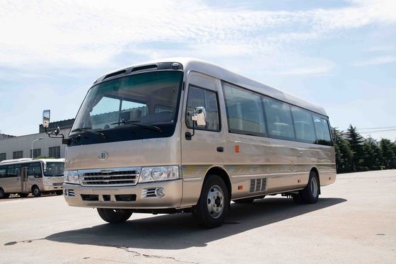 Trung Quốc Du Lịch sang trọng 30 Chỗ Ngồi Minibus Lever Foot Pedal Tham Quan CUMMINS Động Cơ nhà cung cấp