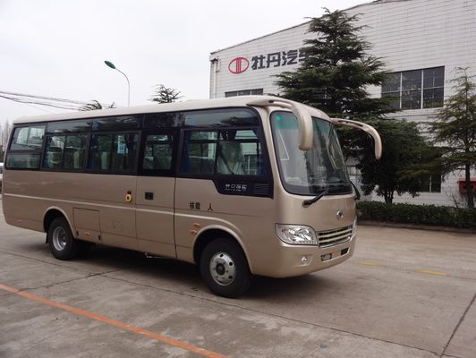 Trung Quốc School Transportation Star Type 30 Passenger Mini Bus With Aluminum Hard Door nhà cung cấp