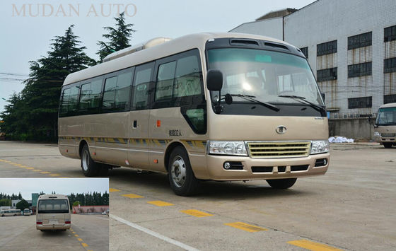 Trung Quốc Xe buýt Mini Bus / Coaster Mini Bus Mức tiêu thụ nhiên liệu thấp nhà cung cấp