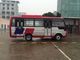 Durable Red Star Travel Buses With 31 Seats Capacity Small Passenger Bus For Company nhà cung cấp